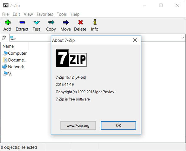 download 7zip for windows 10 free